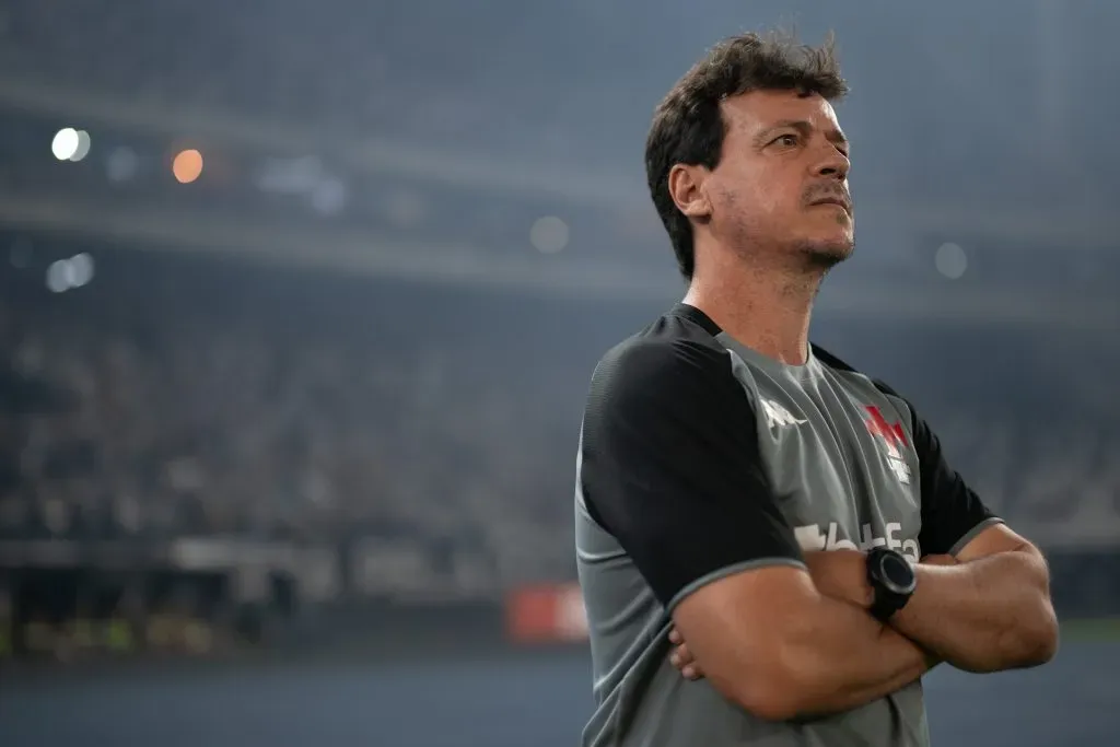 Fernando Diniz tecnico do Vasco durante partida contra o Botafogo no estadio Engenhao pelo campeonato Copa Do Brasil 2025. Foto: Jorge Rodrigues/AGIF