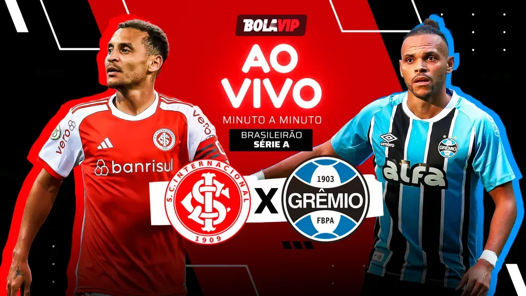 Internacional 2 x 3 Grêmio: resumo completo do Gre-Nal 448 pelo Brasileirão