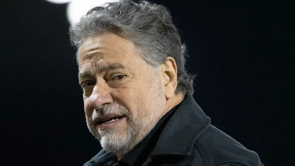 Presidente do Sao Paulo, Julio Casares, no estadio Cicero De Souza Marques para partida entre Bragantino e Sao Paulo pelo campeonato Brasileiro A 2025. Foto: Joisel Amaral/AGIF