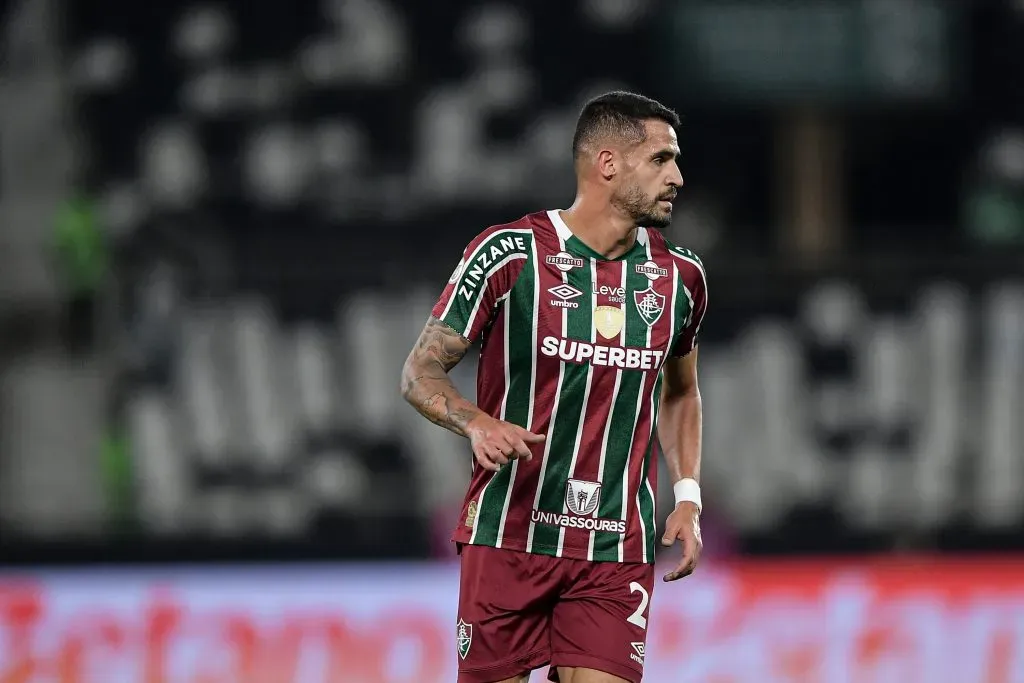 Renato Augusto, jogador do Fluminense durante partida contra o Vasco no estadio Engenhao pelo campeonato Brasileiro A 2024. Foto: Thiago Ribeiro/AGIF