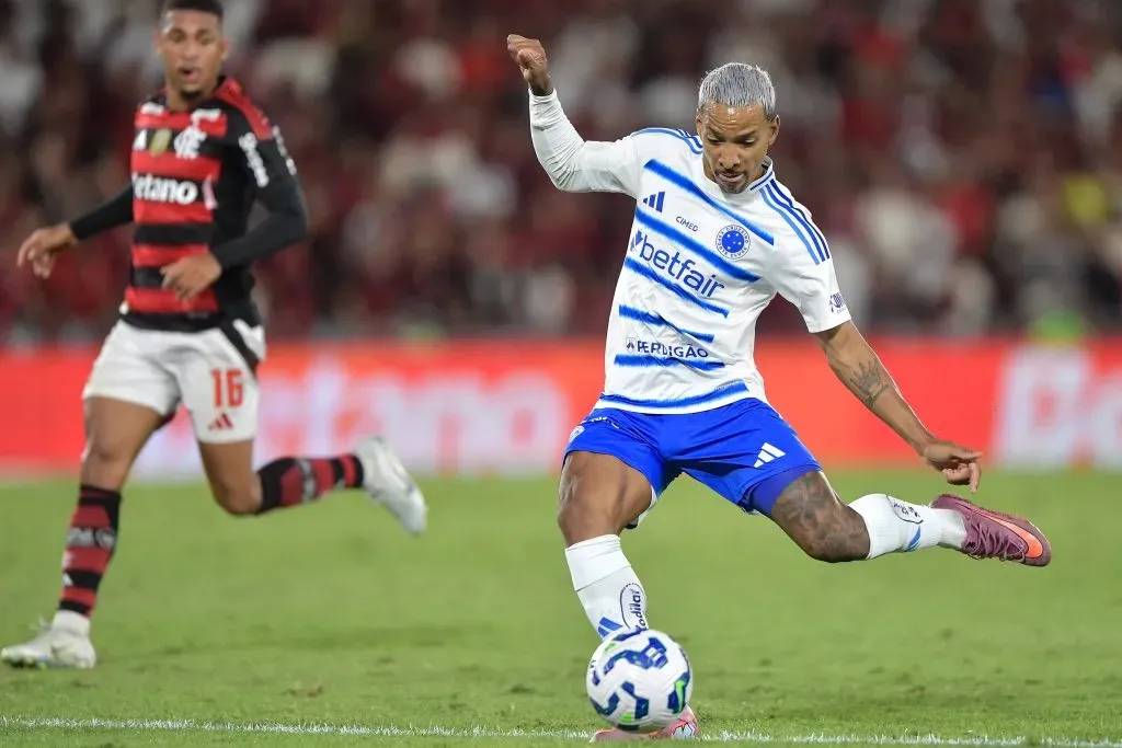 Cruzeiro empatou sem gols com o Flamengo pelo Brasileirão no Maracanã. Foto: Thiago Ribeiro/AGIF