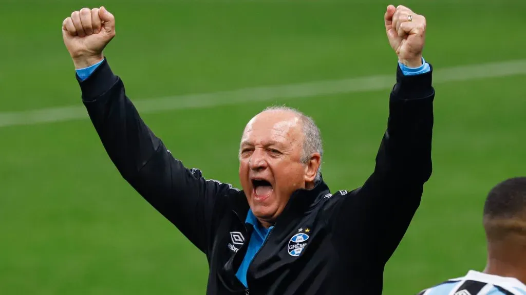 Felipão é pura identificação com o Imortal – Foto: Maxi Franzoi/AGIF