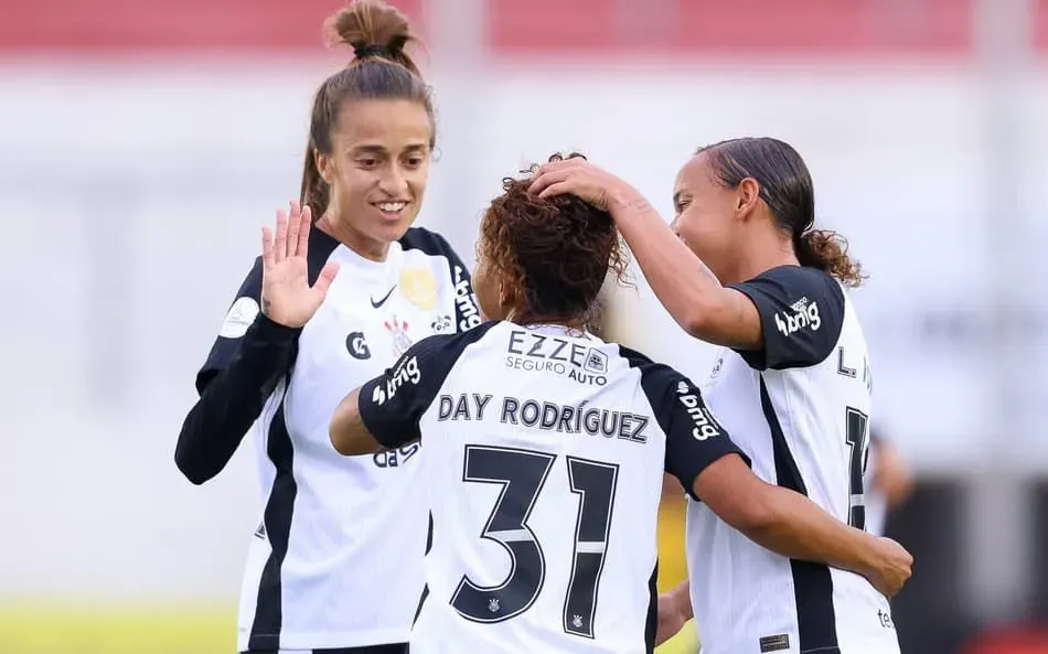 Brabas durante goleada na Libertadores. Foto: Staff Images Woman/CBF