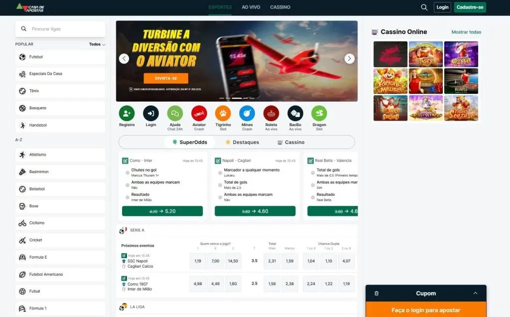 casa de aposta