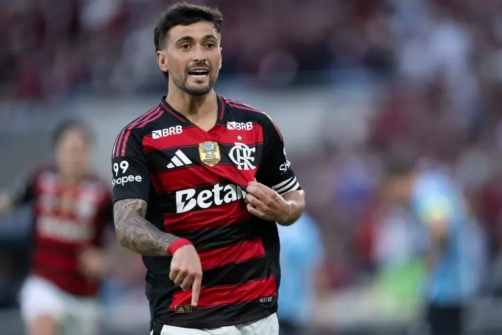 Arrascaeta é o outro meia com 19 gols no ano no Brasil. Foto: Jorge Rodrigues/AGIF