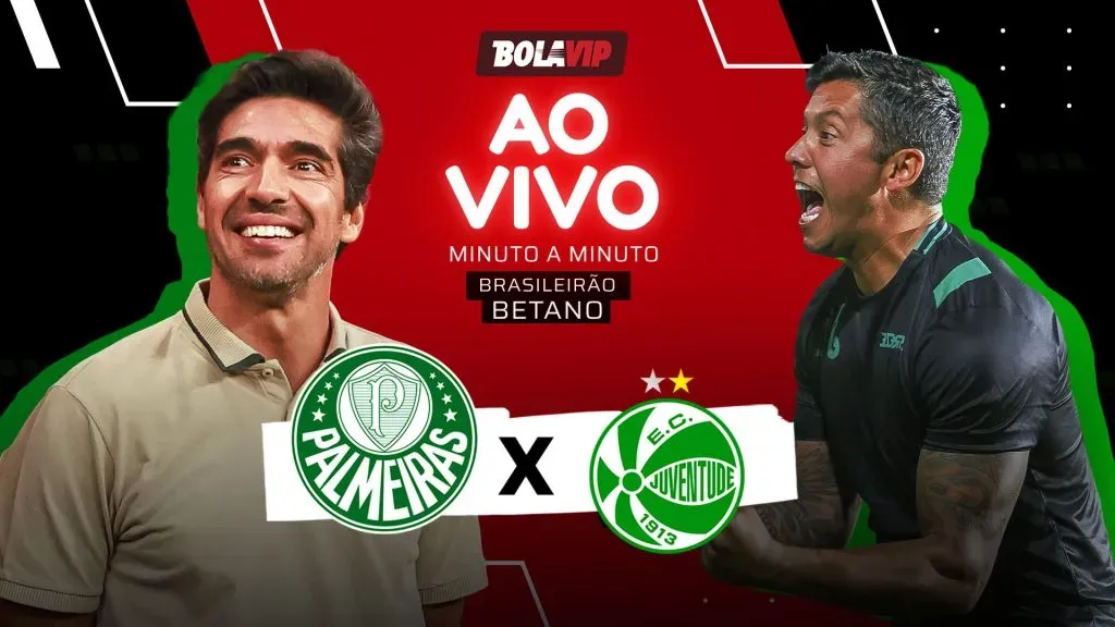 Palmeiras x Juventude - Acompanhe ao vivo e de graça pelo Brasileirão. Foto: Maxi Franzoi/AGIF - Márcio José/AGIF