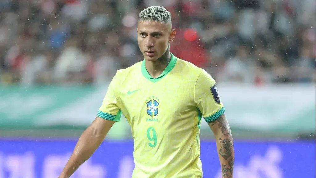 Richarlison contra a Coreia do Sul. (Photo by Chung Sung-Jun/Getty Images)