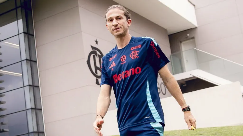 Filipe Luís no Flamengo - Foto: Adriano Fontes/Flamengo