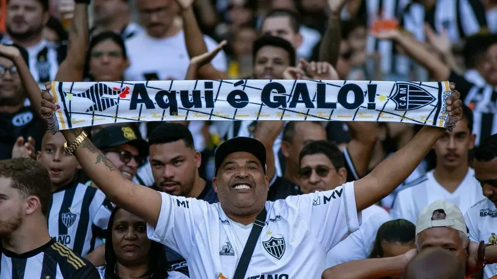 Torcida do Galo. Foto: Fernando Moreno/AGIF