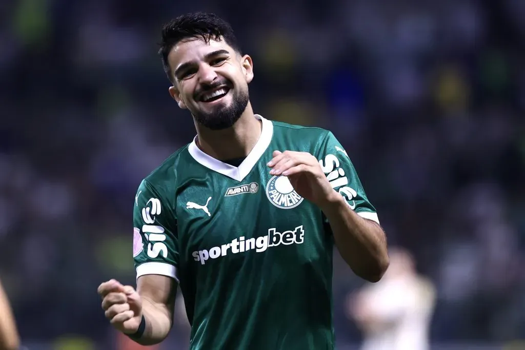 Flaco López celebra gol diante do Vasco. Foto: Marcello Zambrana/AGIF