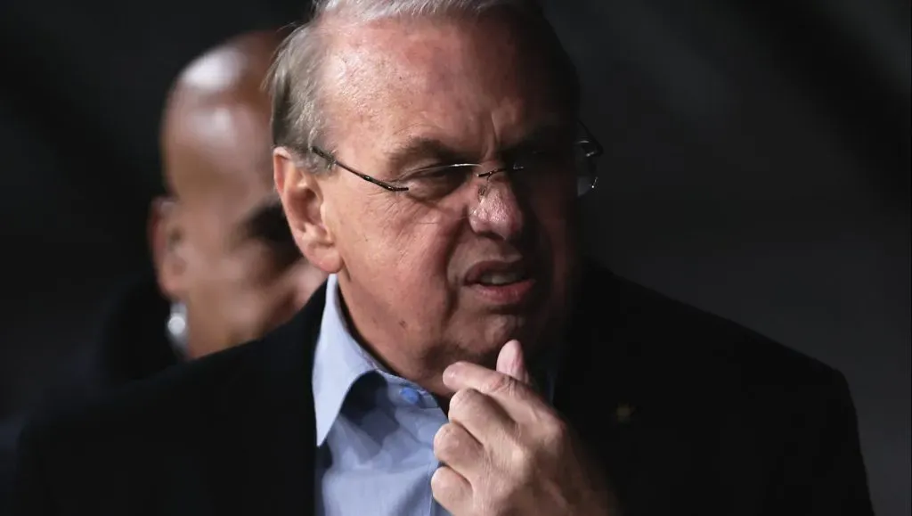 SP – SAO PAULO – 30/07/2025 – COPA DO BRASIL 2025, CORINTHIANS X PALMEIRAS – Osmar Stabile presidente do Corinthians durante partida contra o Palmeiras no estadio Arena Corinthians pelo campeonato Copa Do Brasil 2025. Foto: Ettore Chiereguini/AGIF