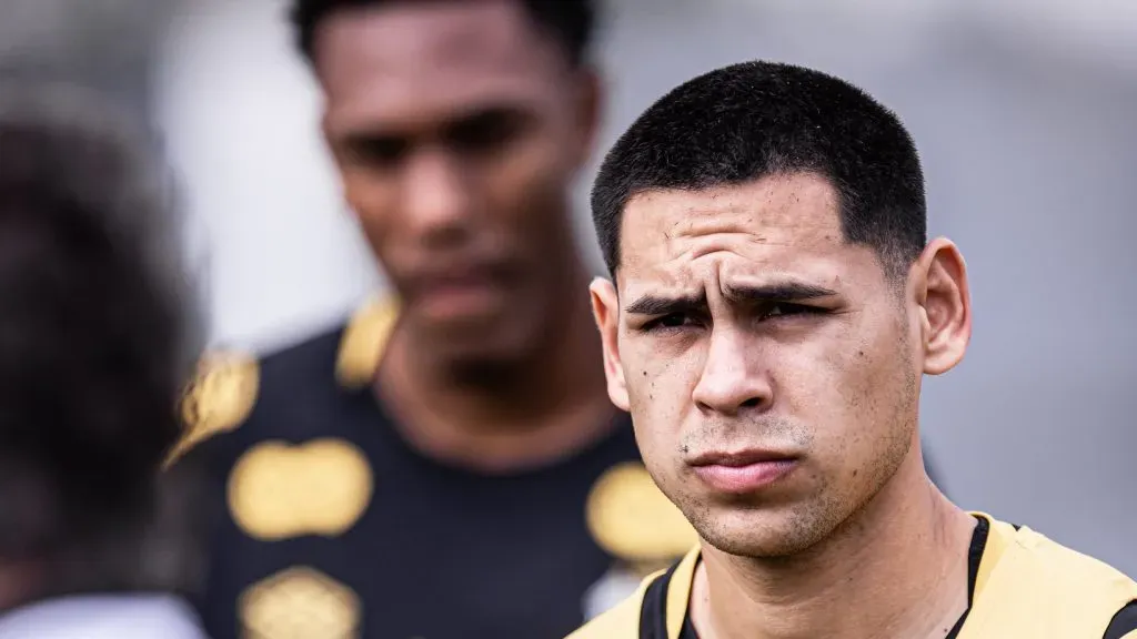 Caballero vem sendo pouco utilizado - Fotos: Raul Baretta/ Santos FC.