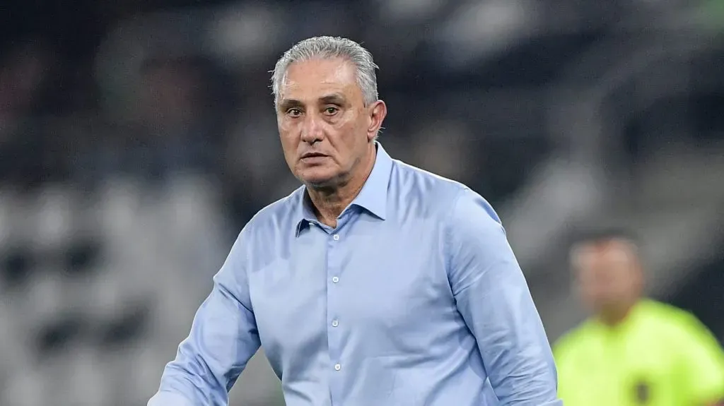Tite no comando do Flamengo. Foto: Thiago Ribeiro/AGIF