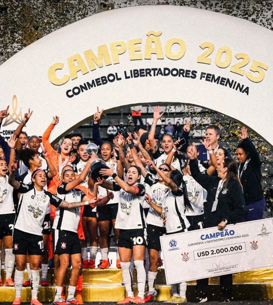 Corinthians, campeão da Libertadores 2025. Foto: reprodução/Instagram/@corinthiansfutebolfeminino