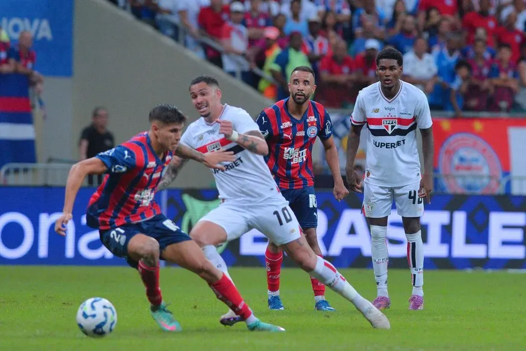 Bahia venceu o jogo do primeiro turno por 3 a 1. Foto: Walmir Cirne/AGIF