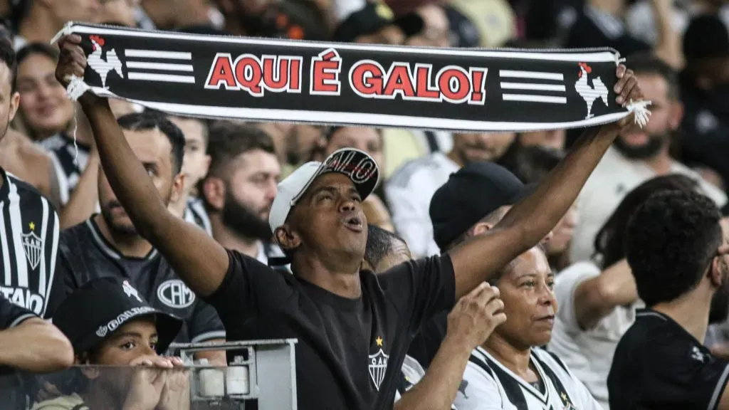 Torcida do Galo. Foto: Fernando Moreno/AGIF