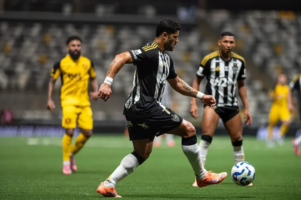 Hulk durante partida pelo Atlético-MG. Foto: Alessandra Torres/AGIF