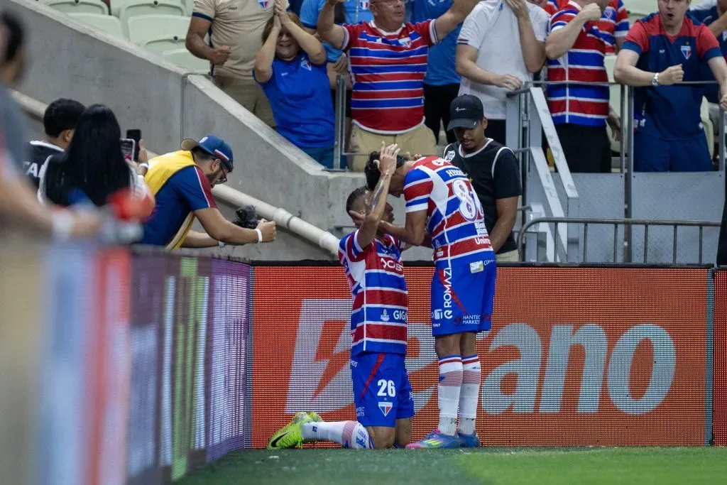 Breno Lopes é destaque em vitória do Fortaleza sobre o Flamengo. Foto: Baggio Rodrigues/AGIF