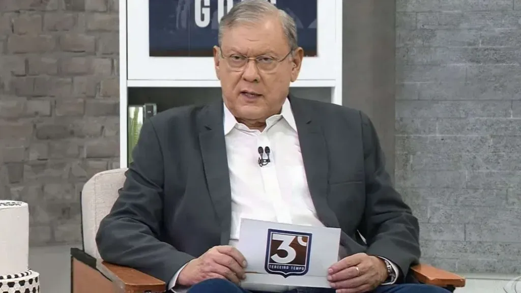 Milton Neves crava resultado de Bahia x Grêmio em empate entre as equipes — Foto DivulgaçãoTV Band