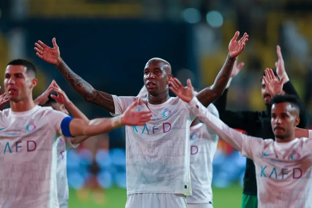 Talisca jogou ao lado de Cristiano Ronaldo no Al-Nassr. Photo by Yasser Bakhsh/Getty Images