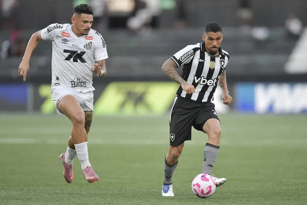 Santos ficou no empate com o Botafogo. Foto: Thiago Ribeiro/AGIF