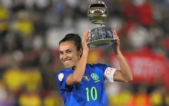 Marta em final da Copa América. Foto: Lívia Villas Boas/CBF
