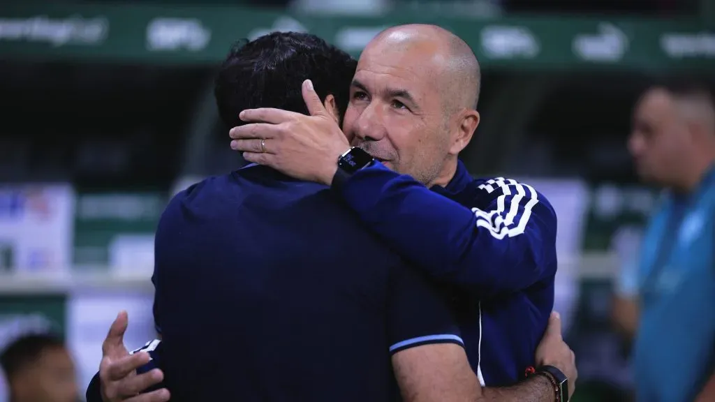 Jardim e Abel Ferreira. Foto: Ettore Chiereguini/AGIF