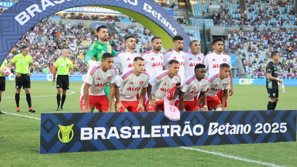 Time titular do Colorado que encarou o Fluminense no Maracanã – Foto Ricardo Duarte/Internacional
