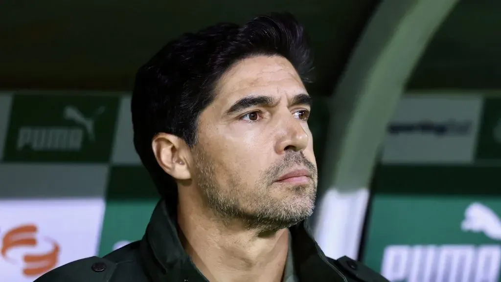 Foto: Marcello Zambrana/AGIF – Abel Ferreira durante partida no Allianz Parque.