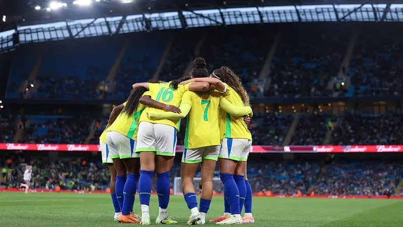 Seleção Brasileira Feminina em amistoso internacional
