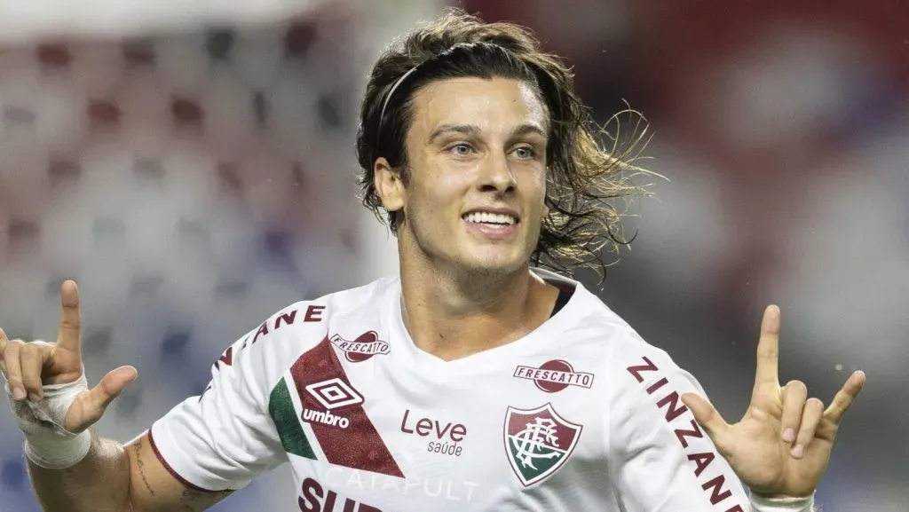 Augustín Cannobio pelo Fluminense. Foto: Talita Gouvea/AGIF (Photo by Talita Gouvêa/AGIF/Sipa USA) Credit: Sipa US/Alamy Live News