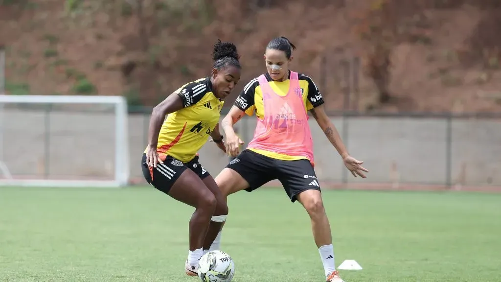 Atlético Mineiro em treinamento