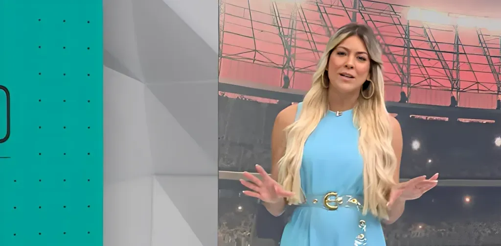 Foto: Reprodução/YouTube Jogo Aberto – Renata Fan e Dracena cravam Alviverde classificado contra os equatorianos.