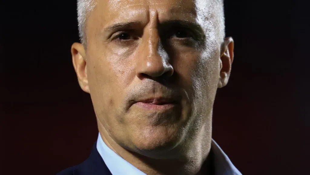 SP – SAO PAULO – 25/10/2025 – BRASILEIRO A 2025, SAO PAULO X BAHIA – Hernan Crespo tecnico do Sao Paulo durante partida contra o Bahia no estadio Morumbi pelo campeonato Brasileiro A 2025. Foto: Marcello Zambrana/AGIF