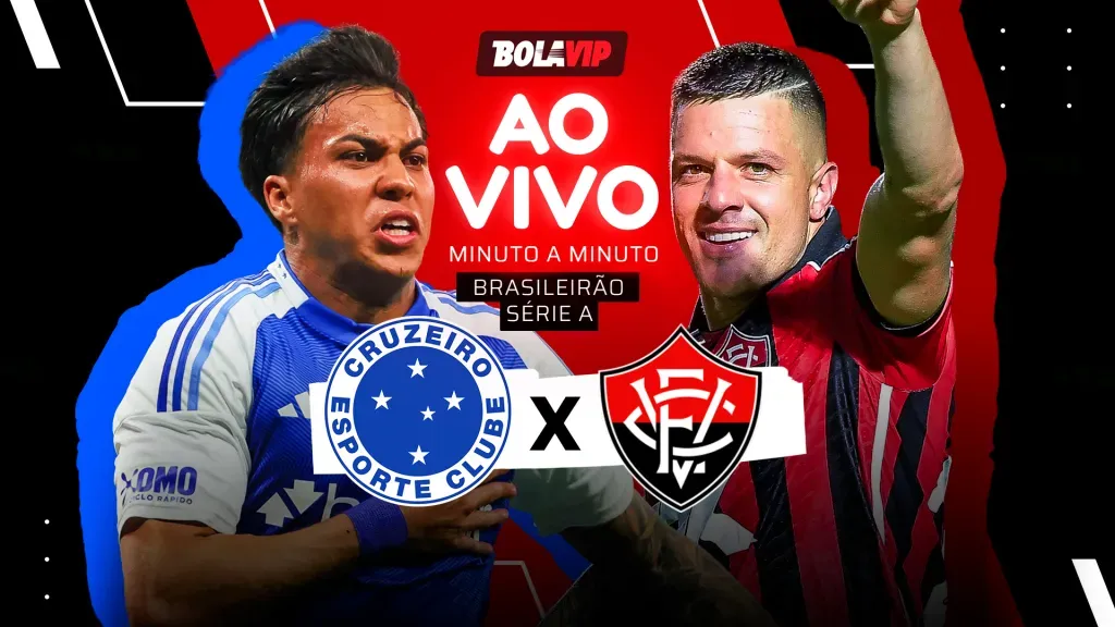 Cruzeiro x Vitória foi transmitido ao vivo pelo Bolavip Brasil. Fotos: Gilson Lobo/AGIG e Jhony Pinhp/AGIF