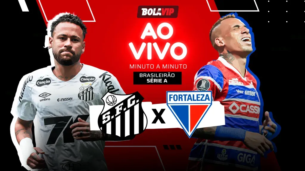 Santos x Fortaleza foi transmitido ao vivo pelo Bolavip Brasil. Foto: Gilson Lobo/AGIF e Baggio Rodrigues/AGIF
