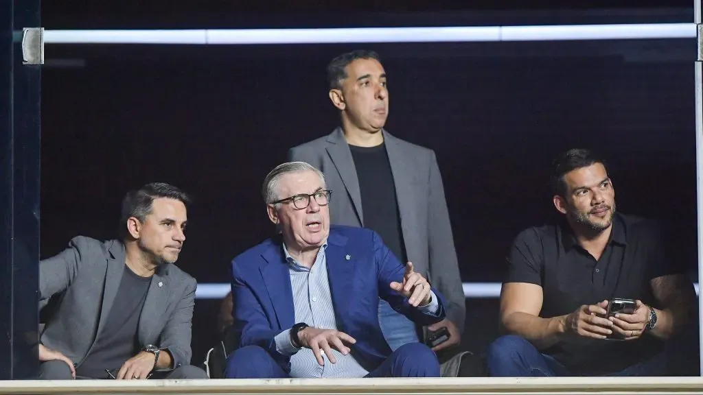 Carlo Ancelotti técnico da Selecao Brasileira acompanhou duelo entre Vasco e São Paulo em São Januario . Foto: Thiago Ribeiro/AGIF