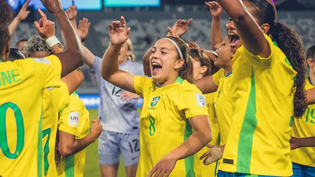 Jogadoras da Seleção Brasileira Feminina Sub-17