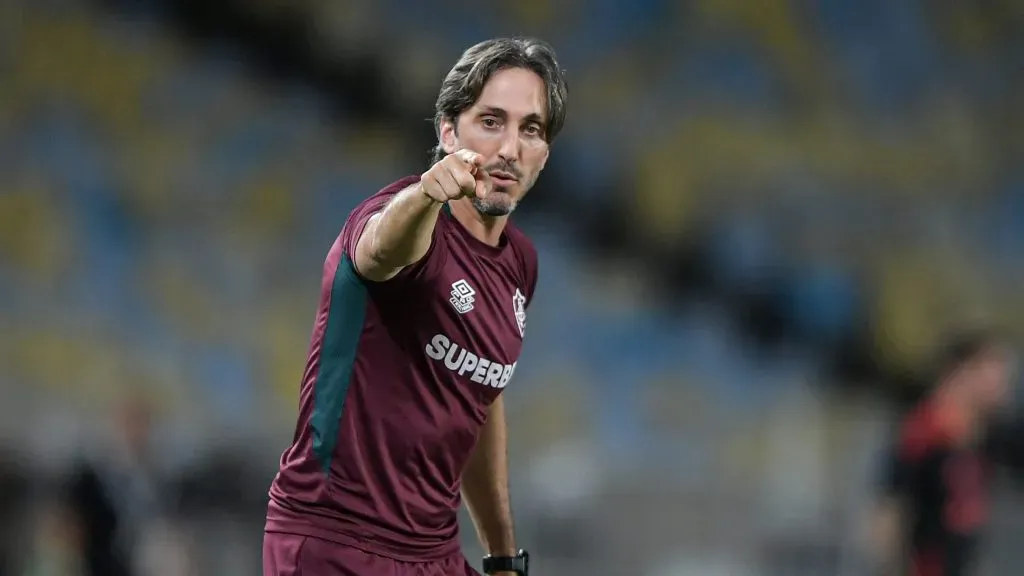 Zubeldia no Fluminense. Foto: Thiago Ribeiro/AGIF