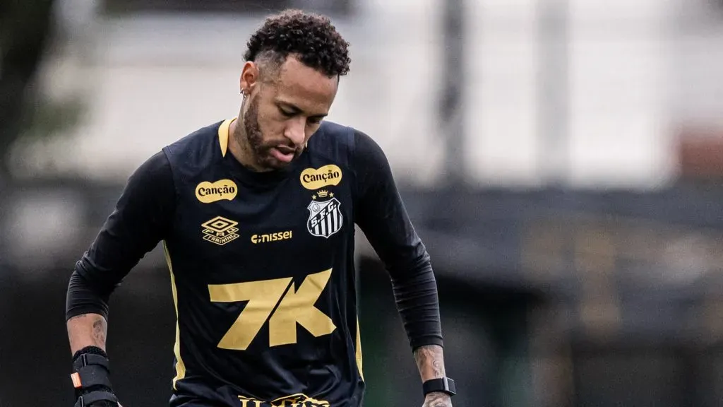 Neymar está fora do clássico contra o Palmeiras por condições médicas -Foto: Santos Futebol Clube
