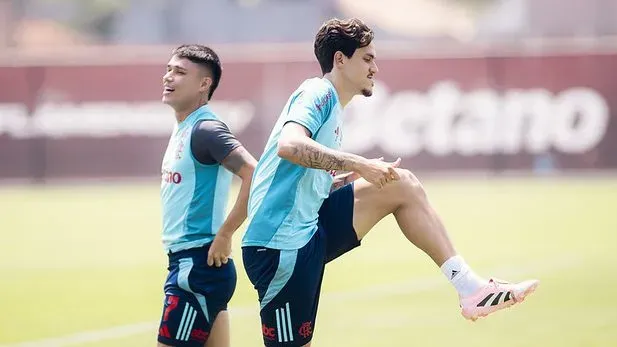 Pedro no Flamengo. Foto:Adriano Fontes/Flamengo