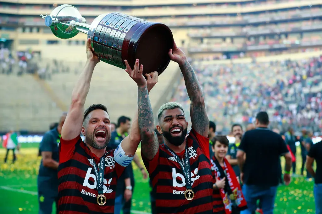 Flamengo voltou a vecer a Libertadores depois de 38 anos. Foto: Daniel Apuy/Getty Images)