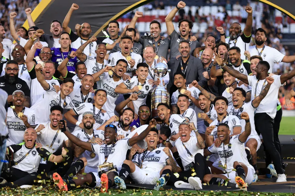 Botafogo bateu o Atlético Mineiro por 3 a 1 e conquistou sua primeira Copa Libertadores. Foto: Buda Mendes/Getty Images)