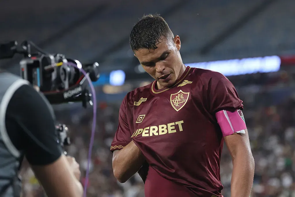 Uma das maiores decepções de Thiago Silva como jogador. Viu o Fluminense ser derrotado no Equador e depois empatar a série no Maracanã e depois perder o título nos pênaltis Wagner Meier/Getty Images)