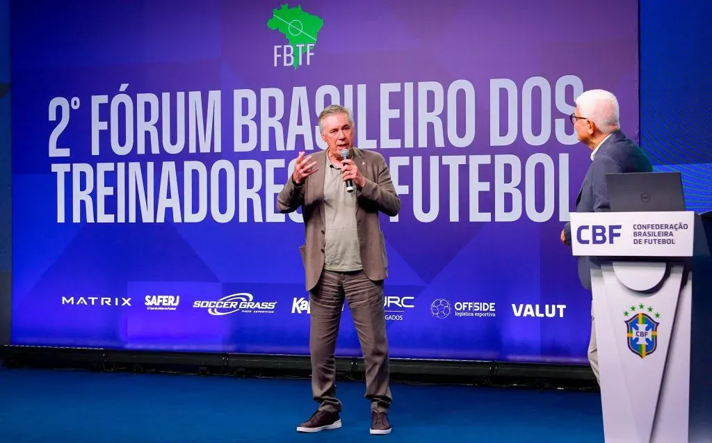 Carlo Ancelotti, técnico da seleção brasileira
