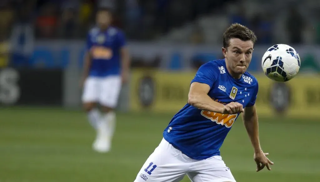 Dagoberto durante sua passagem pelo Cruzeiro. Foto: Washington Alves/Getty Images
