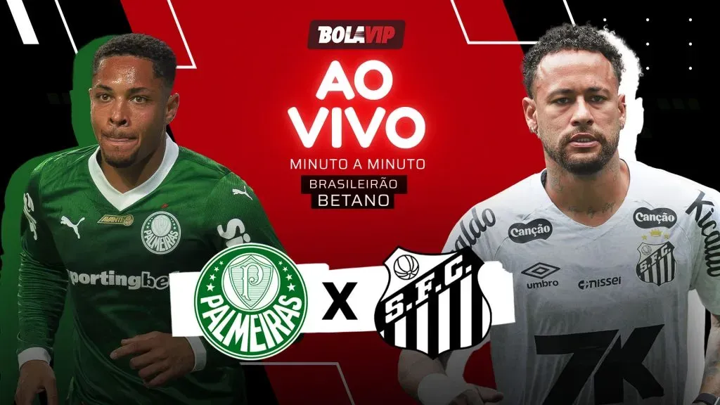 Palmeiras x Santos - Acompanhe ao vivo e de graça pelo Brasileirão