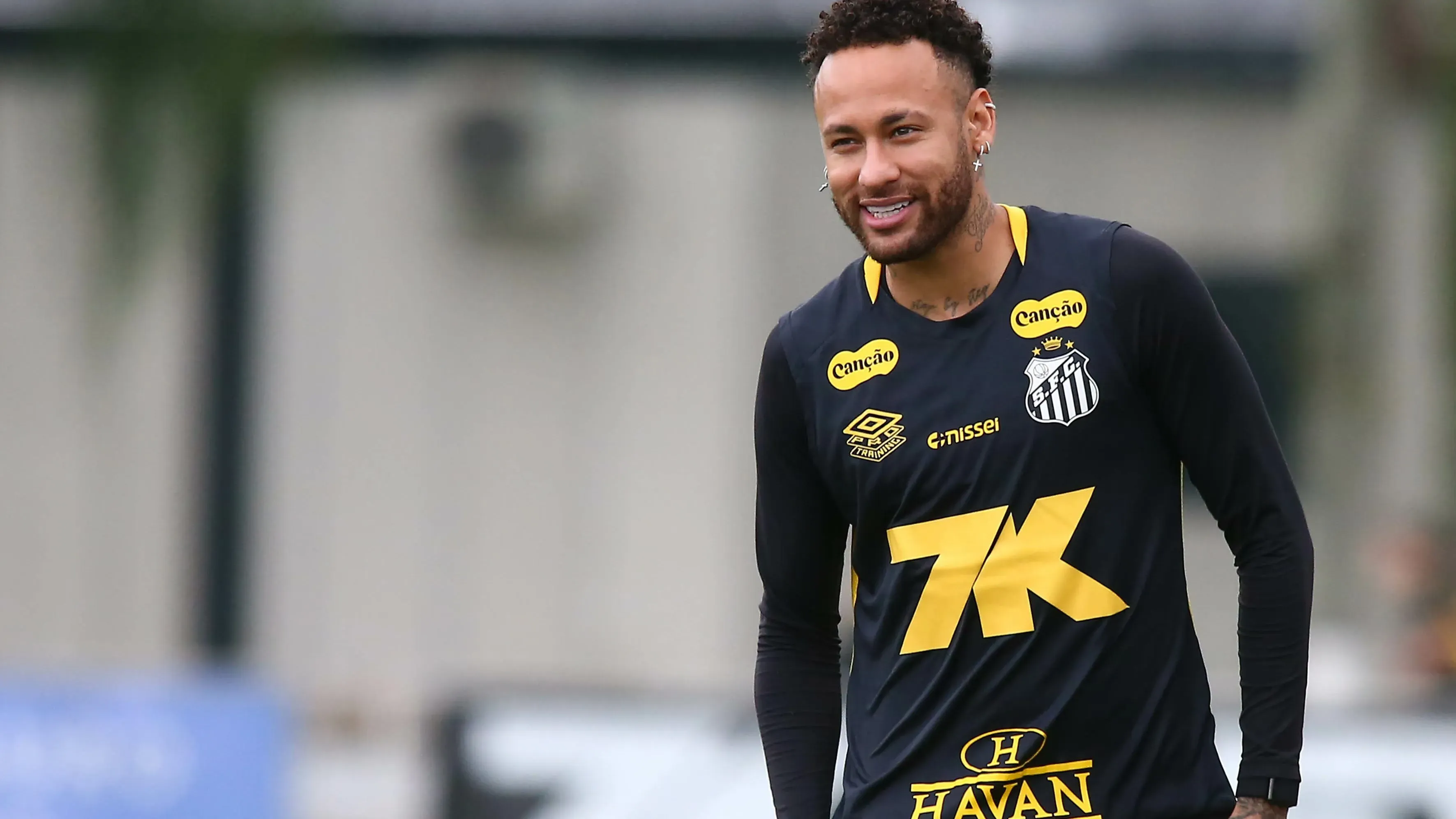 SP – SANTOS – 31/10/2025 – SANTOS, TREINO Neymar jogador do Santos durante treino no Centro de Treinamento CT Rei Pele. Foto: Mauricio De Souza/AGIF