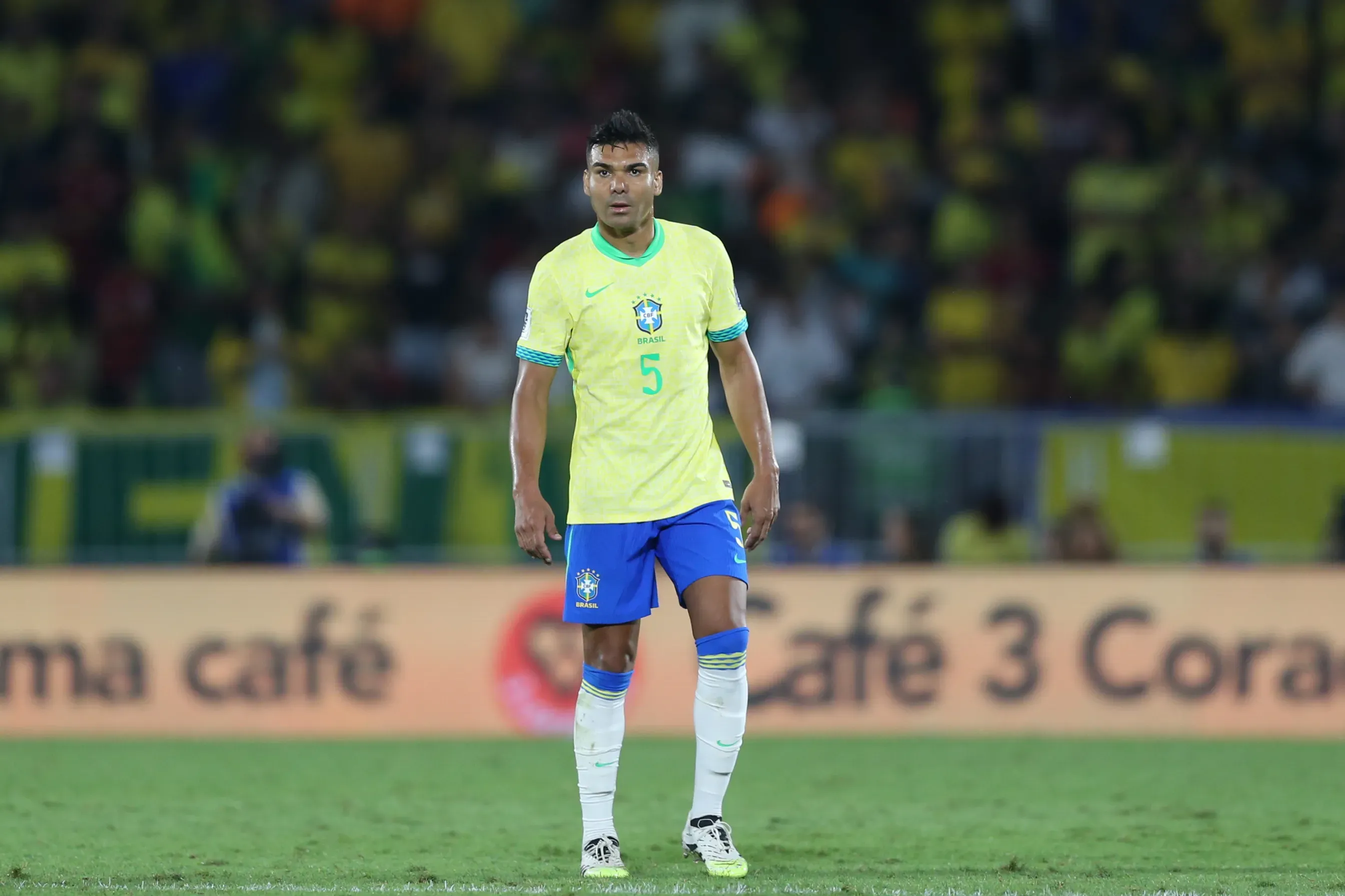 Casemiro jogador do Brasil durante a partida contra o Chile no Maracana no Rio de Janeiro (RJ), pelas Eliminatorias da Copa do Mundo 2026. Foto: Marlon Costa/AGIF