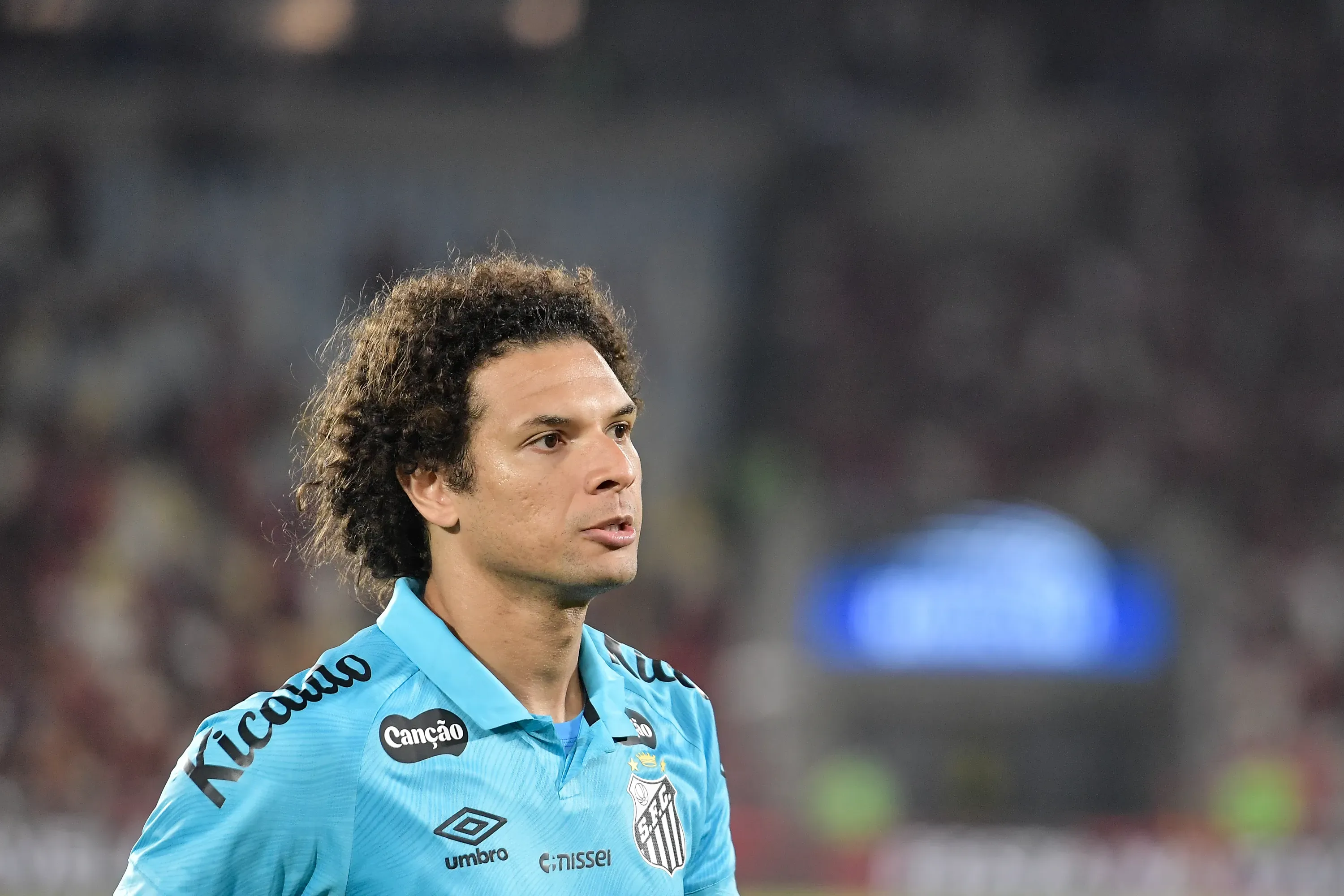 Willian Arão em partida pelo Santos. Foto: Thiago Ribeiro/AGIF